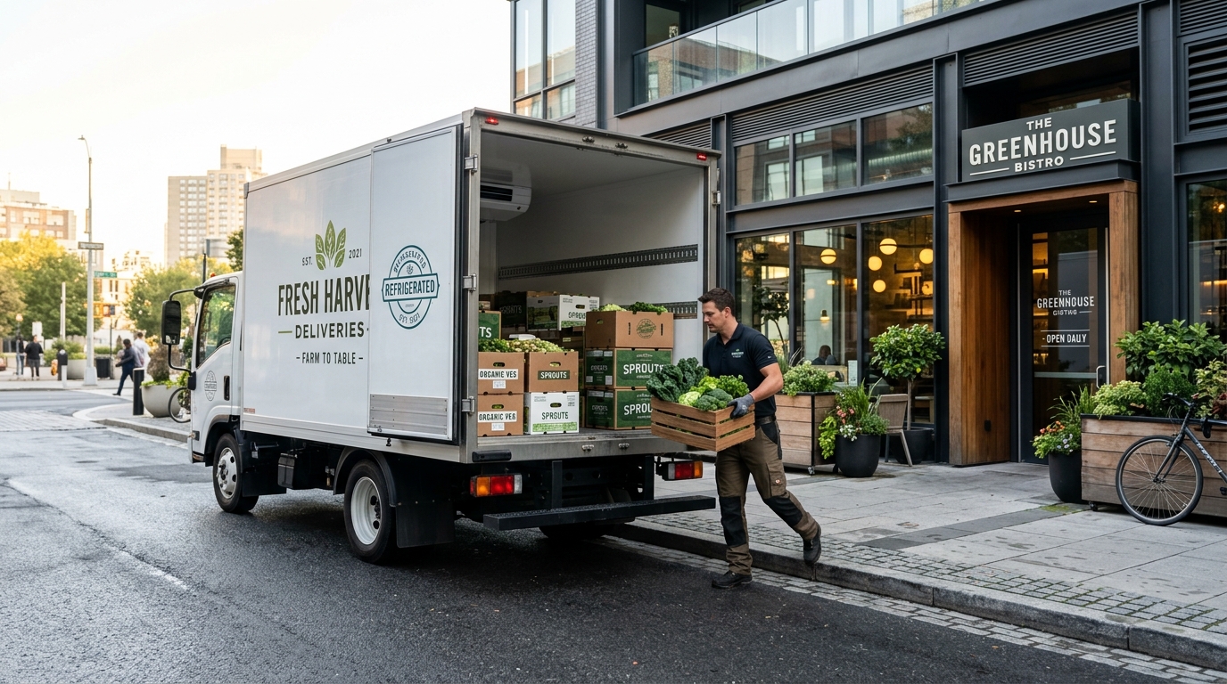 FarmNet360 refrigerated delivery truck